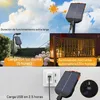 LILIIN 6x2 m Solar Lichternetz warmweiß mit Timer & Produktbild-Vorschau 5