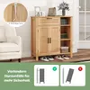 COSTWAY Sideboard Holz, Buffetschrank mit Produktbild-Vorschau 5