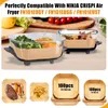 200 Stuks Bakpapier voor Airfryer, Perfect Voor Ninja Productafbeelding-voorbeeld 2