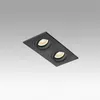 Faro 43407, 2 Glühbirne(n), GU10, IP20, Schwarz Produktbild-Vorschau 2