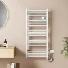 EMKE Elektrický kúpeľňový radiátor 1200x540 mm, 600W biely Náhľad obrázku produktu 1