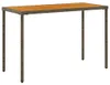 vidaXL Gartentisch mit Akazienholz-Platte Grau 115x54x74cm Produktbild-Vorschau 1