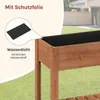 WOLTU Hochbeet Holz, 80x75x40 cm, Gemüsebeet mit Produktbild-Vorschau 5