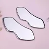 Gua Sha Massageschaber aus 304 Edelstahl Silber 10x4x0,6 Produktbild-Vorschau 5
