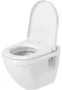 Duravit WC-Sitz Starck 3 mit Deckel, Scharnier Edelstahl, Produktbild-Vorschau 4