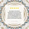 MuchoWow® - Leinwandbilder - Mandala - Blau - Bohème - Weiß Produktbild-Vorschau 8
