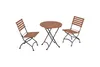 A set of outdoor furniture, consisting of a round table and two chairs, displayed on a white background. Produktbild-Vorschau