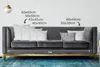 MuchoWow® Zierkissen Sofakissen Wohnzimmer Dekokissen 50x30 Produktbild-Vorschau 3