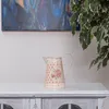 Déco pot en métal motif fleurs vase à fleurs en métal avec Voir les images du produit 3