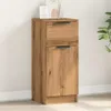 vidaXL Sideboard Artisan-Eiche 30x30x70 cm Holzwerkstoff Produktbild-Vorschau 1