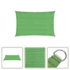 The Living Store Sonnensegel 160 g/m² Hellgrün 4x7 m HDPE Produktbild-Vorschau 1