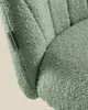 SONGMICS Schminkstuhl, Bürostuhl, Teddy-Fleece-Oberfläche, Produktbild-Vorschau 4