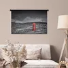 MuchoWow® Wandteppich Wandbehang Schwarz-Weiß-Foto einer Produktbild-Vorschau 5