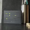 BoxClock Phantom Slate Edition – LED Wortuhr für Tisch & Produktbild-Vorschau 8