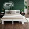 Homestyle4u Holzbett 180x200 mit 2 Schubladen Weiß Produktbild-Vorschau 8