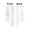 Blanc Bracelets de montre en silicone, fermeture rapide, Voir les images du produit 2