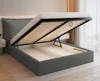 VALLH Polsterbett Bett 160x200 mit bettkasten Beige Samt - Produktbild-Vorschau 3