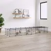 vidaXL Gabbia per animali domestici da 36 pezzi con porta Anteprima dell’immagine prodotto 7
