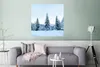 MuchoWow® Poster Winter - Schnee - Bäume 75x75 cm - Wand Produktbild-Vorschau 5