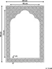 BELIANI Lustro ścienne wiszące miedziane 60 x 90 cm Podgląd zdjęcia produktu 5
