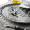 HENDI Assiette à pizza Recipe Collection Noir, Noir, ⌀330mm Voir les images du produit 4