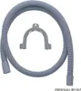 Kunststoff-Waschmaschinen-Spiral-Ablaufschlauch mit Produktbild-Vorschau 1