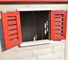 Wendi Toys Holz Spielhaus Gecko Natur 120x120x155 cm Produktbild-Vorschau 5