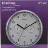 Technoline WT-650, Zeď, Stříbrná, 1x AA, 274 mm, 272 mm, 62 Náhled obrázku produktu 3