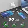 deleyCON 0,5m USB C Kabel PD3.0 (100W Schnellladekabel) Produktbild-Vorschau 2