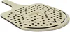 A wooden pizza peel with many holes, shown from a diagonal angle on a white background. Podgląd zdjęcia produktu