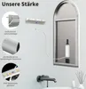 HOKO® Badspiegel Bogen mit LED 50x90 cm/90x50 cm mit Weißer Produktbild-Vorschau 6