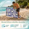 Lantigo Plážová zástěna Kotva v Kruhu 12m | Větrolam Náhled obrázku produktu 8