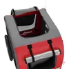 vidaXL Rimorchio per bicicletta cani rosso e grigio Tessuto Anteprima dell’immagine prodotto 11