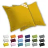 Lavea® 2er Set Kissenbezug 80x80 - 100% Baumwolle Jersey – Produktbild-Vorschau 1