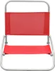 vidaXL Klappbare Strandstühle 2 Stk. Rot Stoff Produktbild-Vorschau 2