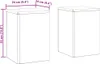 vidaXL Stojak na rośliny 2 szt. srebrny 24 x 24 x 35 cm Podgląd zdjęcia produktu 8