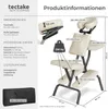 tectake® Massagestuhl klappbar 80 x 50 x 105 cm Produktbild-Vorschau 5