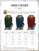 Übergroße Damen-Sweatshirts mit V-Ausschnitt und langen Produktbild-Vorschau 6