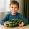 Bausteine Sportwagen 1280 Teile Modellauto Bausatz Produktbild-Vorschau 7
