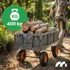 Gartenwagen Transportanhänger Handwagen bis zu 400kg, 100L Produktbild-Vorschau 7