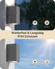EDISHINE 2er LED Wandleuchte Innen/Aussen, Wandlampe Up Produktbild-Vorschau 4