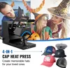 SucceBuy 4-in-1-Kappe-Hitzepresse, 6 x 3 Zoll, Produktbild-Vorschau 2