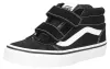Scarpe da ginnastica Vans YT Ward da ragazzo in nero, Anteprima dell’immagine prodotto 5