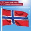 PHENO FLAGS Norwegen Flagge - Norwegenfahne 90 x 150 cm Produktbild-Vorschau 2
