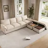 Sofa Merax w kształcie litery U, 4-osobowa sofa narożna z 2 Podgląd zdjęcia produktu 4