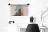MuchoWow® Wandteppich Wandbehang Sommer - Frau - Kopftuch - Produktbild-Vorschau 4