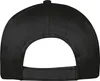 A black baseball cap shown from the back. Produktbild-Vorschau