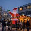 Muñeco de Navidad inflable XXL con luces LED - 400 cm - Vista previa de la imagen del producto 7