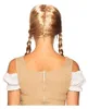 Parrucca bionda a capelli lunghi con trecce "Heidi Anteprima dell’immagine prodotto 4