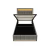 Letto imbottito INONEFT 90x200 cm con LED e USB, letto box Anteprima dell’immagine prodotto 17